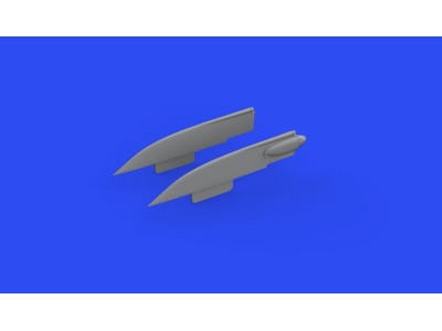 F-4B fin caps PRINT, for TAMIYA 