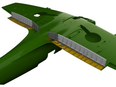 Spitfire Mk.VIII landing flaps PRINT 1/48 