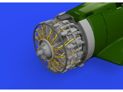 A6M2 engine complete PRINT 1/48 