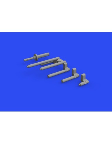 P-38J gun barrels PRINT for TAMIYA 