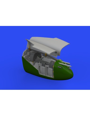 P-38J nose gun bay PRINT for TAMIYA 