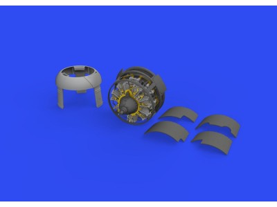 F4F-3 engine early PRINT 1/48 for EDUARD 