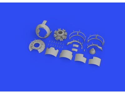 F4F-3 engine early PRINT 1/48 for EDUARD 