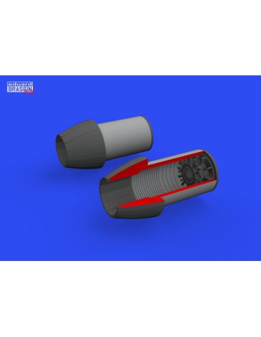 F/A-18E,F exhaust nozzles PRINT for MENG 