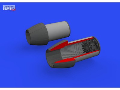 F/A-18E,F exhaust nozzles PRINT for MENG 