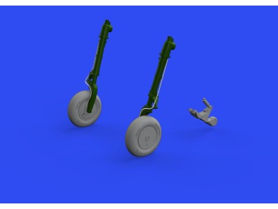A6M wheels w/smooth tire for EDUARD 