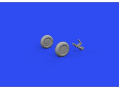 A6M wheels w/smooth tire for EDUARD 