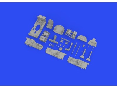 P-38J cockpit PRINT for TAMIYA 
