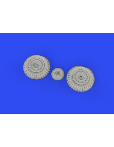 Yak-9D wheels for ZVEZDA 