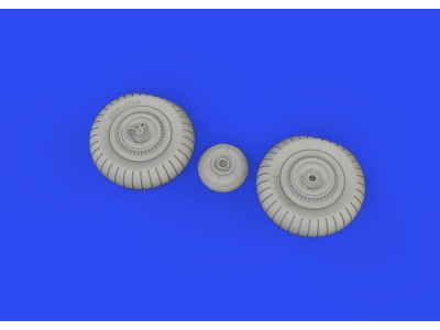 Yak-9D wheels for ZVEZDA 