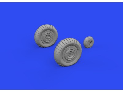 Yak-9D wheels for ZVEZDA 