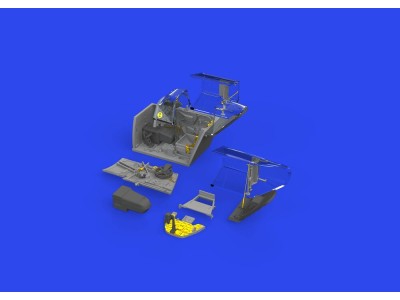 Bf 109G-6 cockpit PRINT 1/48 EDUARD 