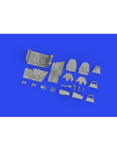 Bf 109G-6 cockpit PRINT 1/48 EDUARD 