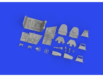 Bf 109G-6 cockpit PRINT 1/48 EDUARD 