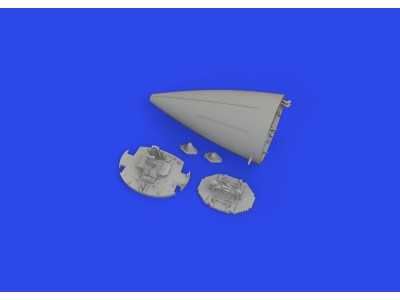 F-16 radar early PRINT 1/48 KINETIC 