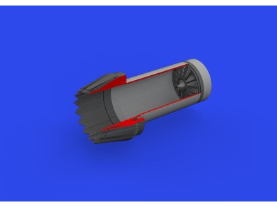 F-35A exhaust nozzle PRINT 1/48 TAMIYA 