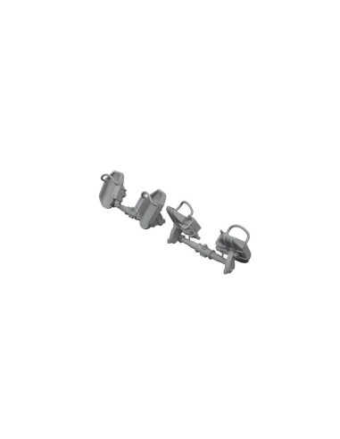 Bf 109E rudder pedals early 1/48 