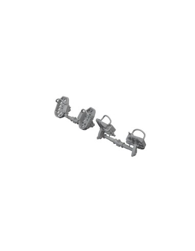 Bf 109E rudder pedals late 1/48 