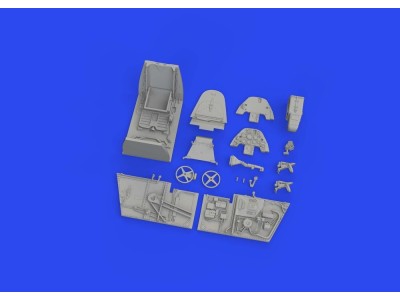 Bf 109F cockpit PRINT 1/48 EDUARD 