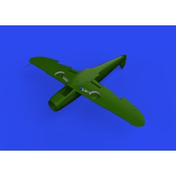 Bf 109F wheel bays rounded PRINT 1/48 EDUARD 