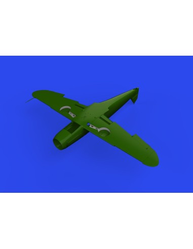 Bf 109F wheel bays rounded PRINT 1/48 EDUARD 