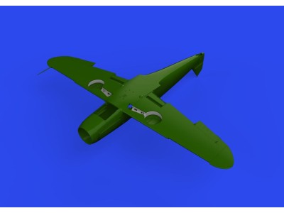 Bf 109F wheel bays rounded PRINT 1/48 EDUARD 