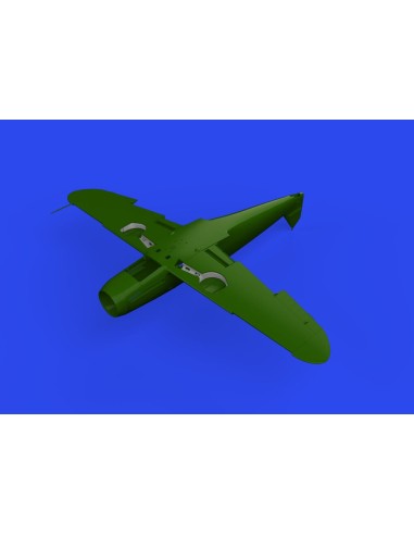 Bf 109F wheel bays angular PRINT 1/48 EDUARD 