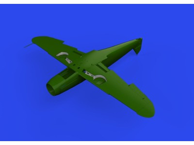 Bf 109F wheel bays angular PRINT 1/48 EDUARD 