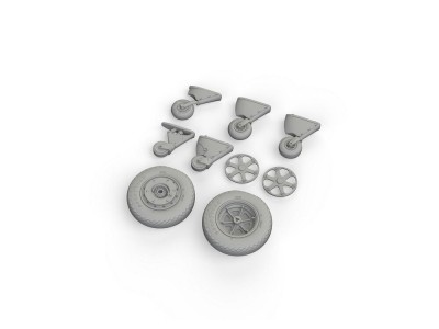 FM-2 wheels 1/48 EDUARD 