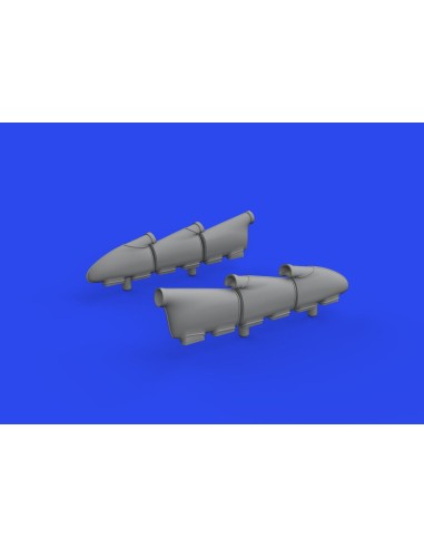 Hurricane Mk.I exhaust stacks PRINT 1/48 HOBBY BOSS 