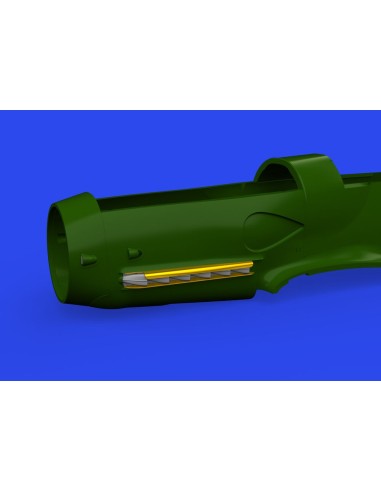 Bf 109K-4 exhaust stacks PRINT 1/48 EDUARD 