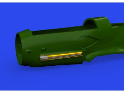 Bf 109K-4 exhaust stacks PRINT 1/48 EDUARD 