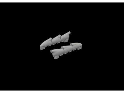 Hurricane Mk.II exhaust rounded PRINT 1/48 ARMA HOBBY 