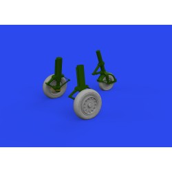 J-35 Draken wheels Type 1 1/48 HASEGAWA  2