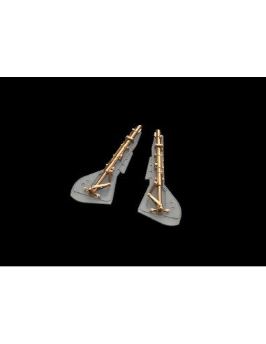 Fw 190A-7 undercarriage legs BRONZE 1/48 