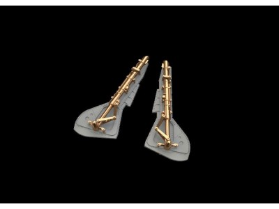 Fw 190A-7 undercarriage legs BRONZE 1/48 