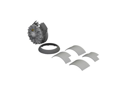FM-2 engine PRINT 1/48 