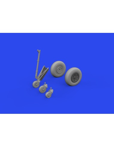 TBF/TBM wheels w/smooth tire 1/48 ACADEMY 