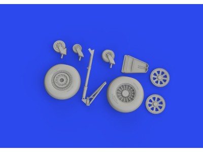 TBF/TBM wheels w/smooth tire 1/48 ACADEMY 