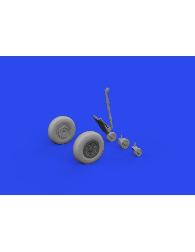TBF/TBM wheels w/smooth tire 1/48 ACADEMY 