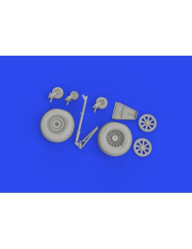 TBF/TBM wheels w/pattern 1/48 ACADEMY 