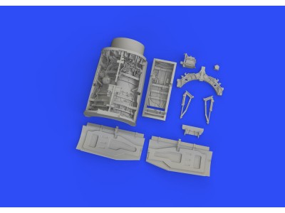 F-16C wheel bays early PRINT 1/48 KINETIC 