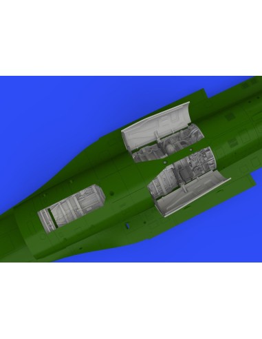 F-16C wheel bays early PRINT 1/48 KINETIC 