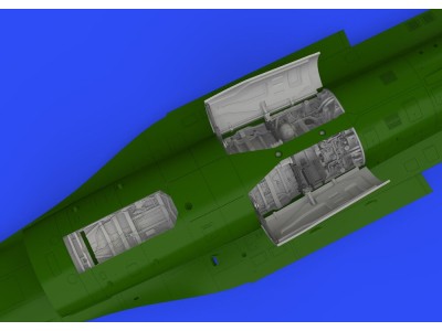 F-16C wheel bays early PRINT 1/48 KINETIC 