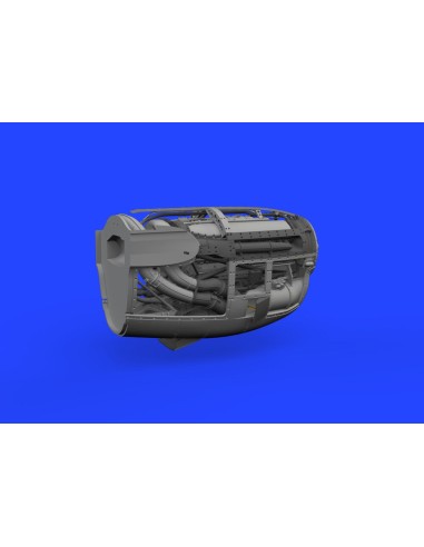 P-38J right engine PRINT 1/48 TAMIYA 