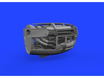 P-38J right engine PRINT 1/48 TAMIYA 