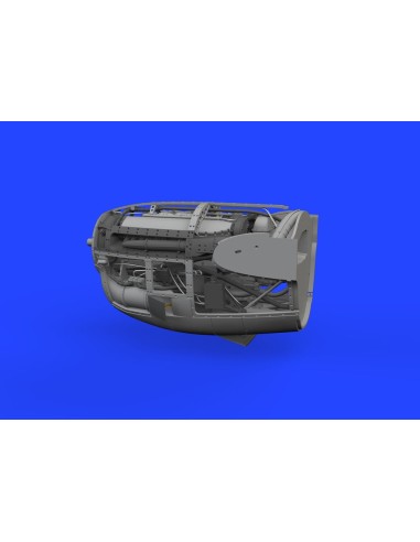 P-38J right engine PRINT 1/48 TAMIYA 