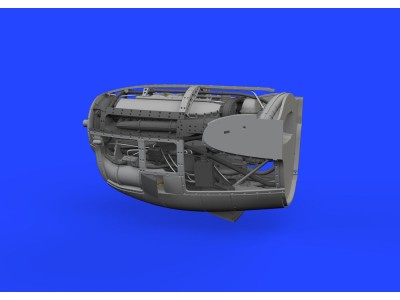 P-38J right engine PRINT 1/48 TAMIYA 