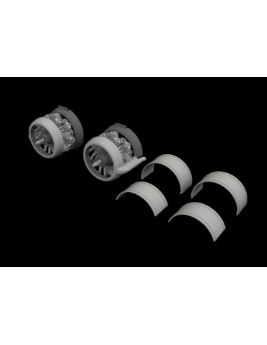 Beaufort Mk.I engines PRINT  ICM 