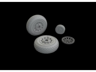 P-51B/C wheels diamond tread  EDUARD 